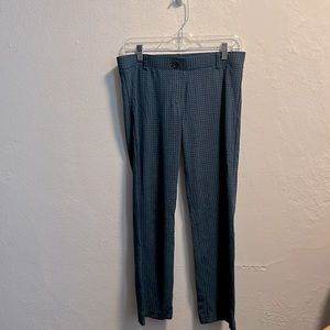 Betabrand petite patterned office pants